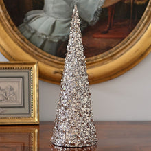 Lade das Bild in den Galerie-Viewer, Glitzernde Pyramide - 44 cm Weihnachtsdekoration Kunsthandel Rueckeshaeuser
