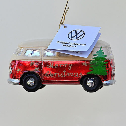 Legendärer, weihnachtlicher VW Bus 