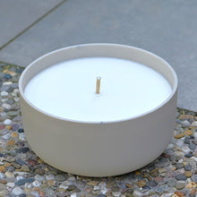 Lade das Bild in den Galerie-Viewer, Outdoor Kerzenschale, Farbe elfenbein, Durchmesser 25 cm Outdoorkerzen Kunsthandel Rueckeshaeuser
