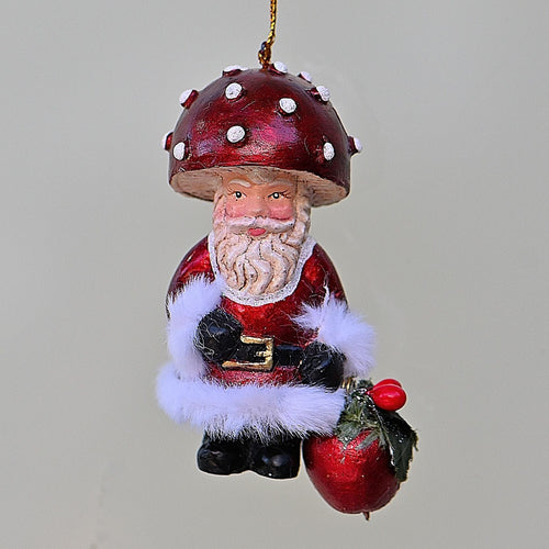 Pilz-Santa Weihnachtsdekoration Kunsthandel Rueckeshaeuser