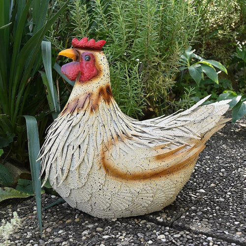 Prachtvolles Huhn Gartendekoration Kunsthandel Rueckeshaeuser