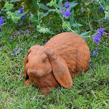 Lade das Bild in den Galerie-Viewer, Süßes Widderkaninchen Gartendekoration Kunsthandel Rueckeshaeuser
