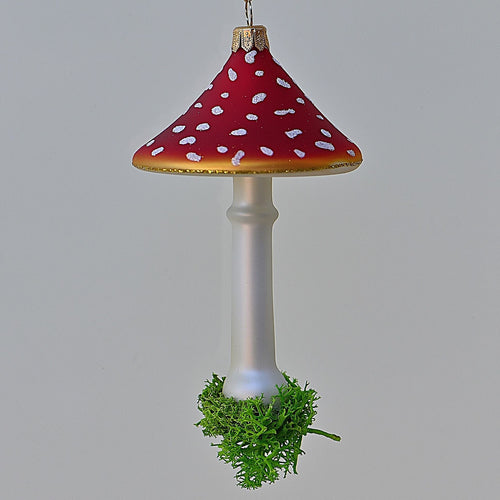 Traumhafter Fliegenpilz Mundgeblasener Weihnachtsschmuck Kunsthandel Rueckeshaeuser