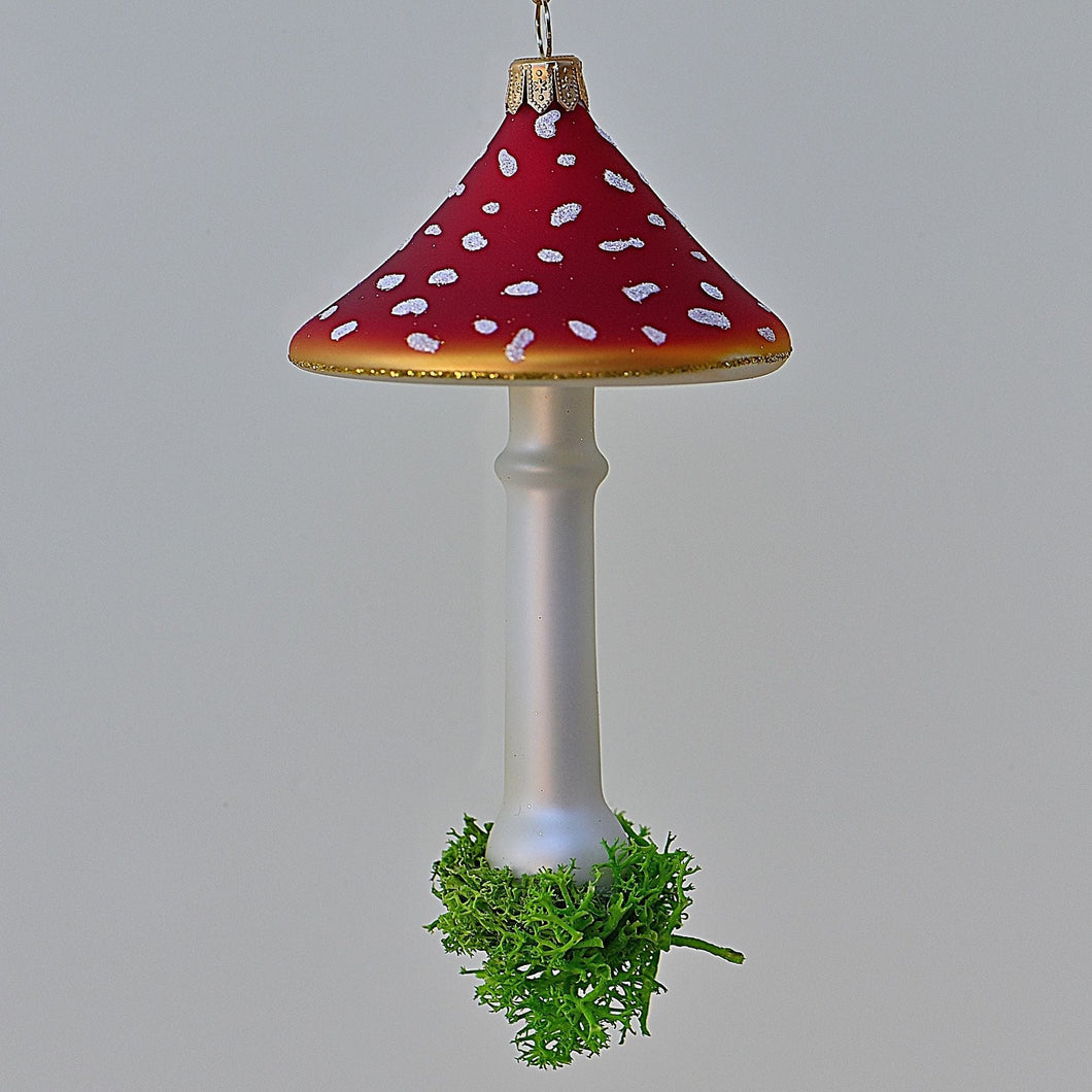 Traumhafter Fliegenpilz Mundgeblasener Weihnachtsschmuck Kunsthandel Rueckeshaeuser