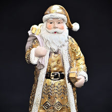 Lade das Bild in den Galerie-Viewer, Weihnachtsmann mit Sack Mundgeblasener Weihnachtsschmuck Kunsthandel Rueckeshaeuser
