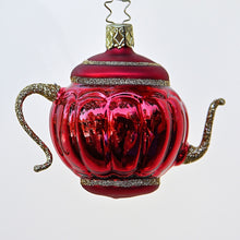 Lade das Bild in den Galerie-Viewer, Wunderschöne Teekanne Weihnachtsbaumschmuck Kunsthandel Rueckeshaeuser
