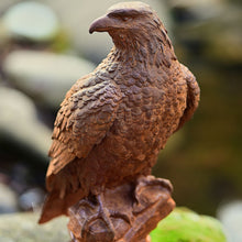 Lade das Bild in den Galerie-Viewer, Wunderschöner Adler aus Gusseisen Gartendekoration Kunsthandel Rueckeshaeuser
