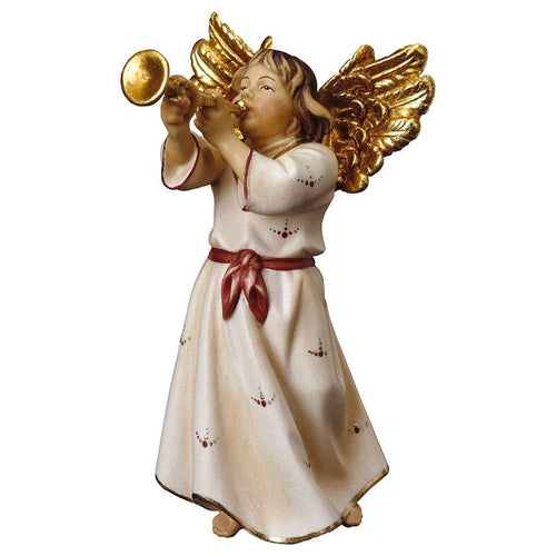 Engel mit Trompete Krippenfiguren Kunsthandel Rueckeshaeuser