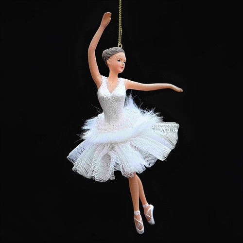 Klassische Ballerina Schwanensee Weihnachtsbaumschmuck Kunsthandel Rueckeshaeuser