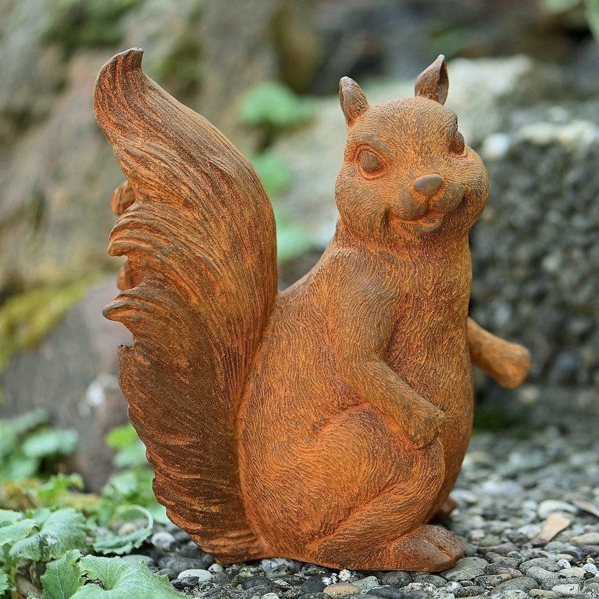 Lustiges Eichhörnchen Gartendekoration Kunsthandel Rueckeshaeuser