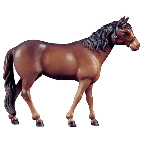 Pferd stehend Krippenfiguren Kunsthandel Rueckeshaeuser