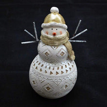 Lade das Bild in den Galerie-Viewer, Schneemännchen 19 cm Weihnachtsdekoration Kunsthandel Rueckeshaeuser
